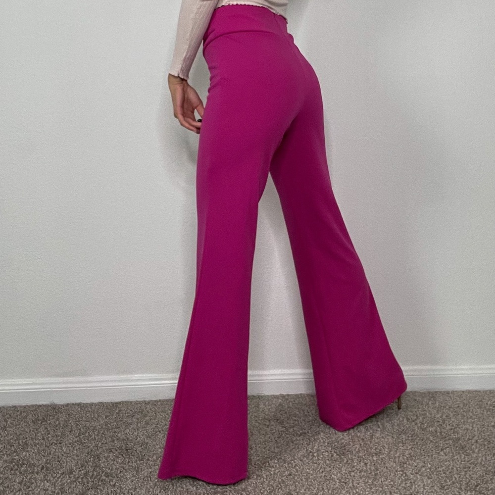 Forever21 Hot Pink Flare Pants